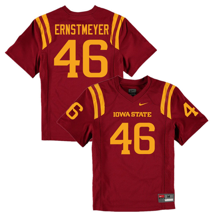 Men #46 Andrew Ernstmeyer Iowa State Cyclones College Football Jerseys Sale-Cardinal